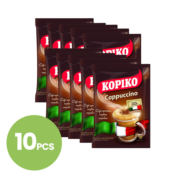 Kopiko Cappuccino with Choco Hanger 25g x 10pcs