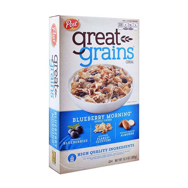 Post Great Grains Blueberry Morning Cereal 13.5oz