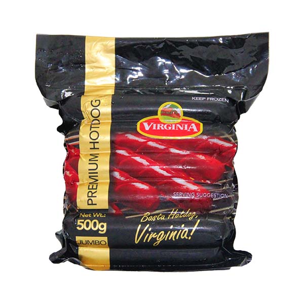 Virginia Premium Hotdog Jumbo 500g