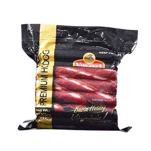 Virginia Premium Hotdog Regular 500g