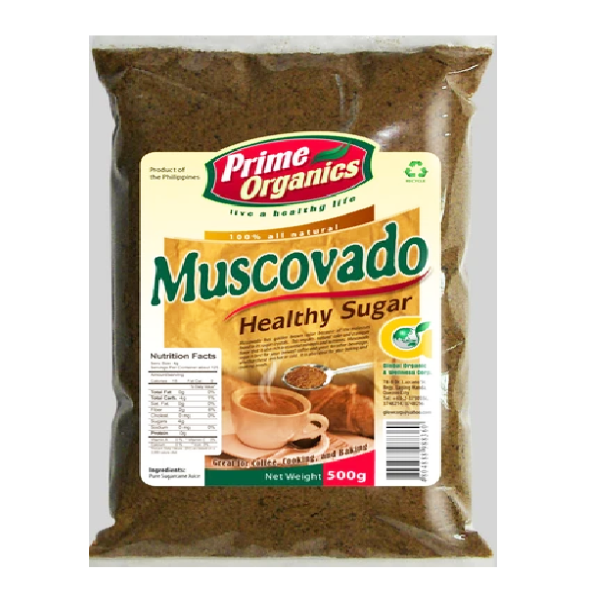 Prime Organics Muscovado Sugar 500g