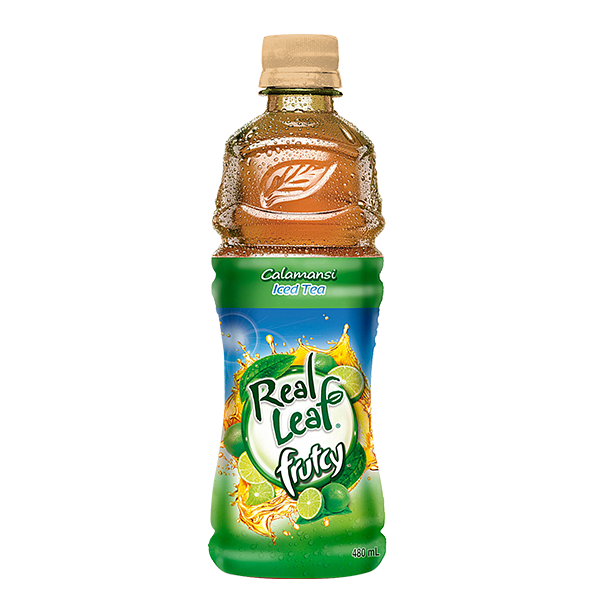 Real Leaf Iced Tea Fruity Calamansi 480ml