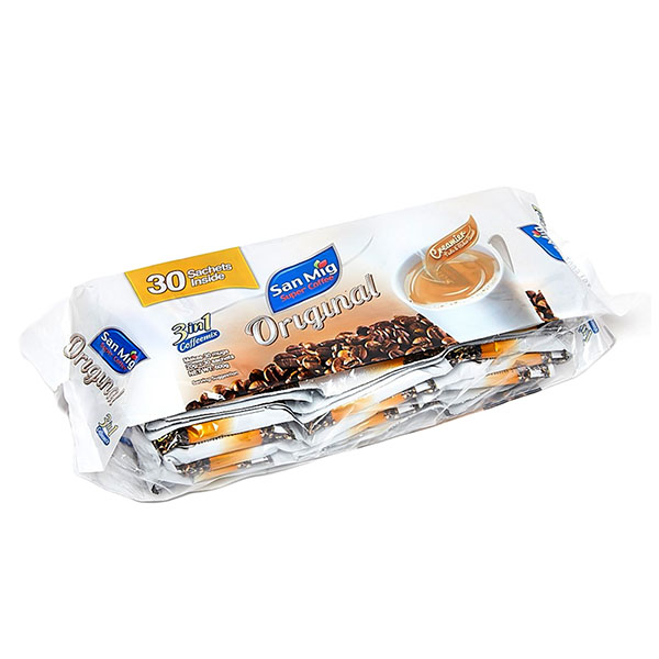 San Mig 3-in-1 Original Coffee Mix 30 x 20g
