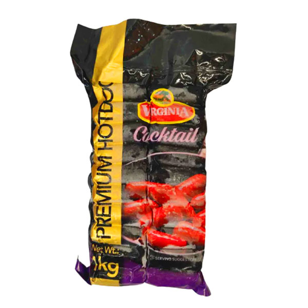 Virginia Premium Cocktail Hotdog 1kg