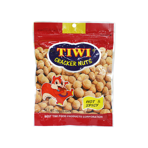 Tiwi Cracker Nuts Hot and Spicy 160g