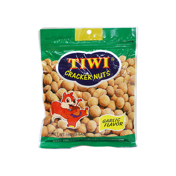 Tiwi Cracker Nuts Garlic 160g