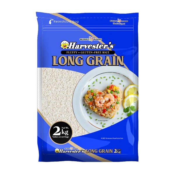 Harvester's Long Grain Rice 2kg