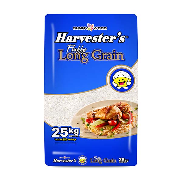 Harvester's Long Grain Rice 25kg