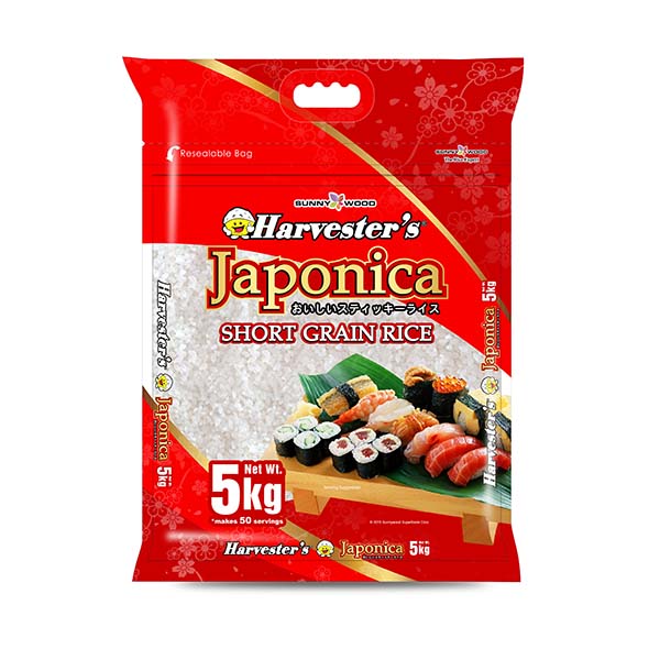Harvester's Short Grain Rice 5kg