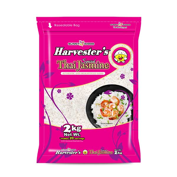 Harvester's Thai Jasmine Rice 2kg