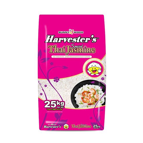 Harvester's Thai Jasmine Rice 25kg