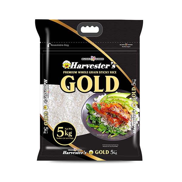 Harvester's Premium Gold Whole Grain Sticky Rice 5kg