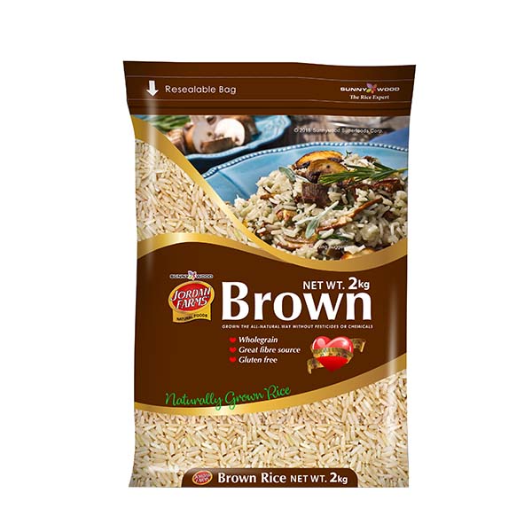Jordan Farms Organic Brown Rice 2kg