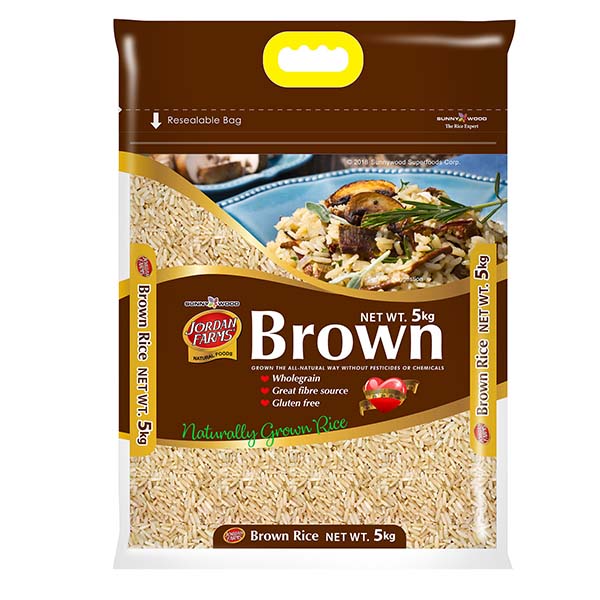 Jordan Farms Organic Brown Rice 5kg