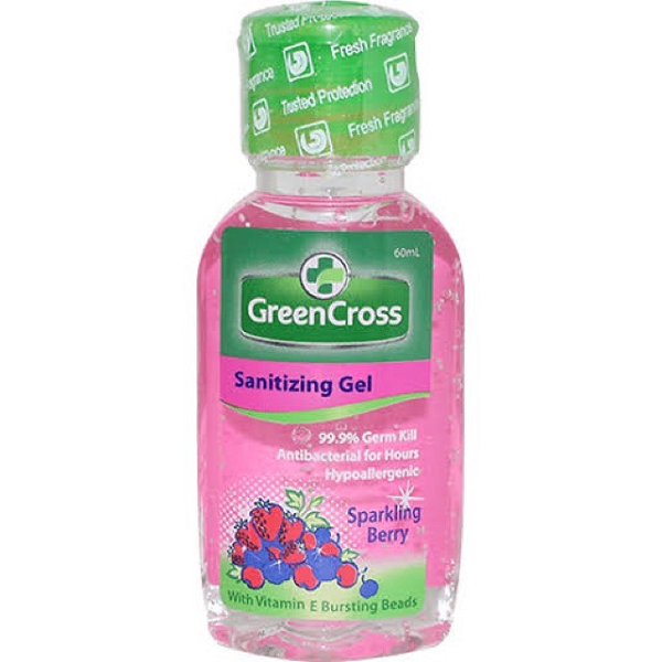 Green Cross Sanitizing Gel Sparkling Berry 60Ml