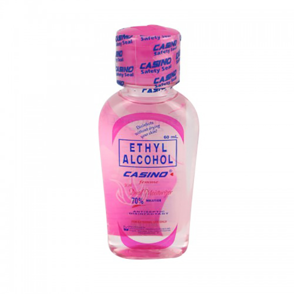 Casino Ethyl Alcohol 70% Solution Dual Moisturizer 60Ml