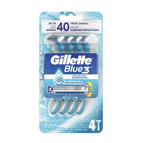 Gilette Razor Blue3 Cool 4pcs