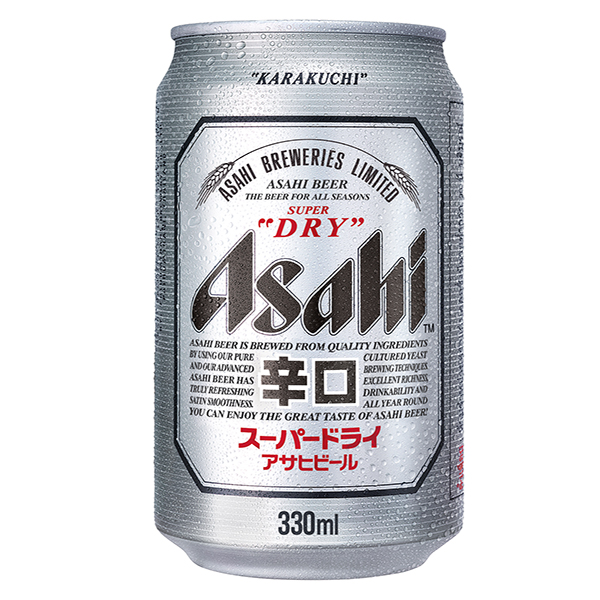 Asahi Super Dry Beer Can 330ml