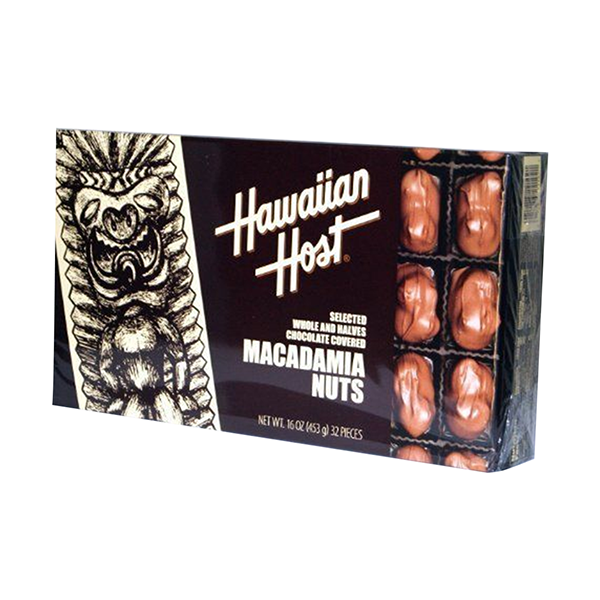 Hawaiian Host Chocolate Covered Macadamia Nuts 16oz