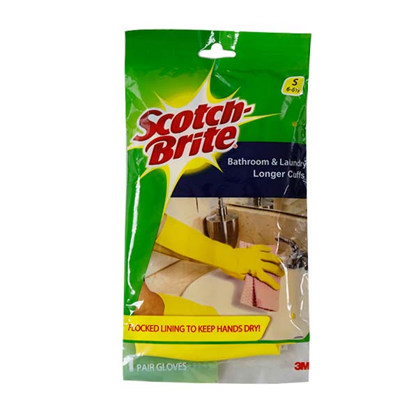 Scotch-Brite HD Laundry Gloves Small 1 Pair/Pk 24 Pks/Cs