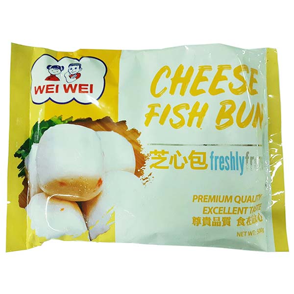 Wei Wei Cheese Fish Bun 500g