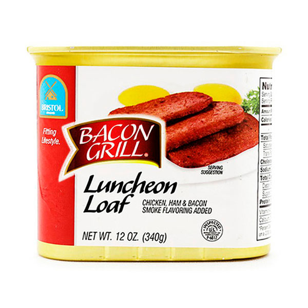 Bristol Bacon Grill Luncheon Loaf 340G