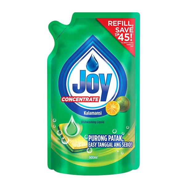 Joy Dishwashing Liquid Kalamansi Refill 600ml