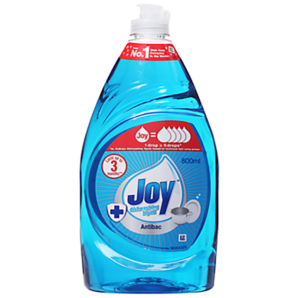 Joy Dishwashing Liquid Antibac Safeguard 800Ml