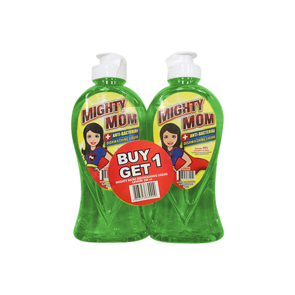 Buy 1 Get 1 Mighty Mom Dishwashing Liquid Kalamansi 24 × 250ml