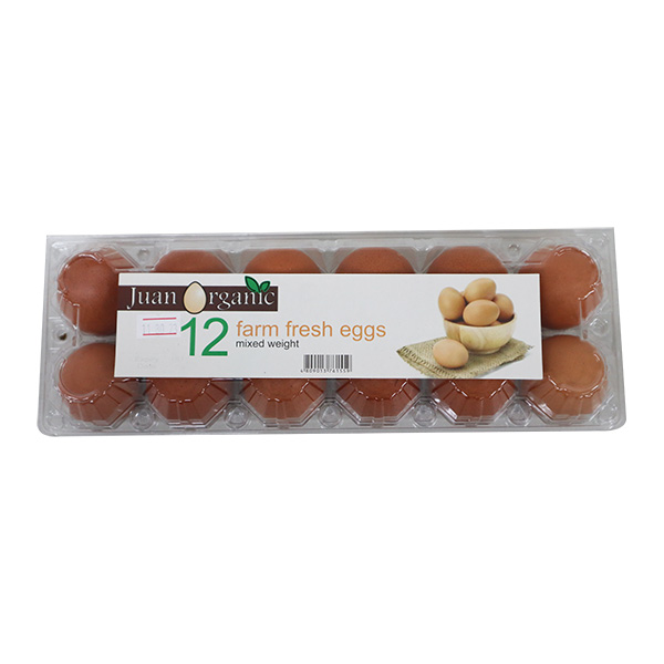 Juan Organic Eggs 12's