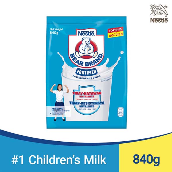 Bear Brand Fortified Powdered Milk Drink 840g