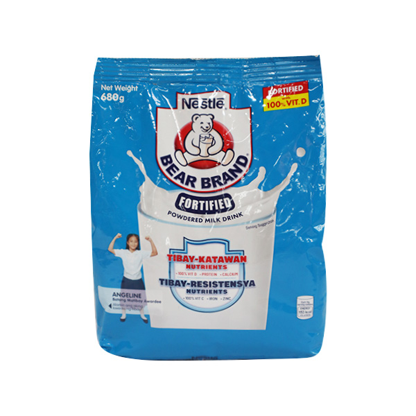 Nestlé Bear Brand Fortified Powdered Milk Drink 680g