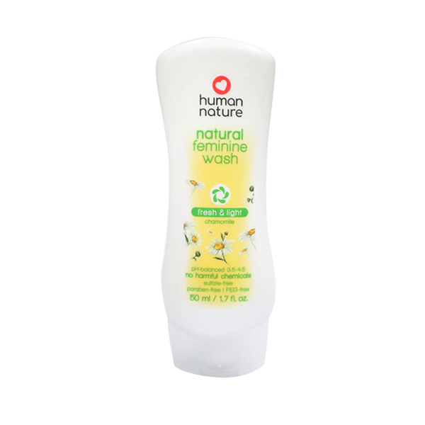 Human Nature Fresh & Light Chamomile Natural Feminine Wash 50ml