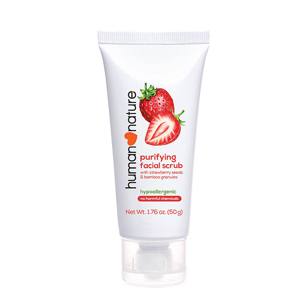 Human Nature Purifying Facial Scrub with Strawberry Seeds 50g