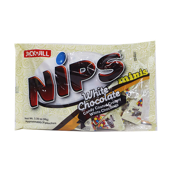 Jack 'n Jill Nips White Chocolate Minis 14g x 12