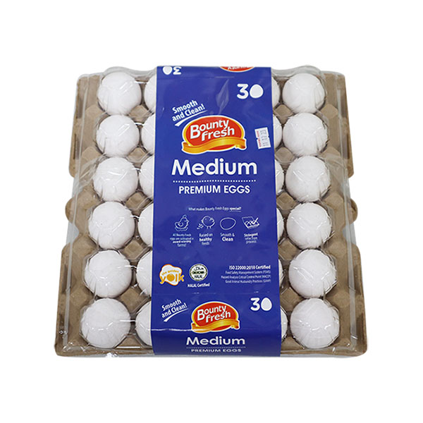 Bounty Fresh Premium Eggs Medium 30's