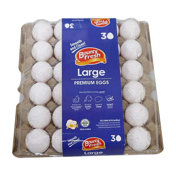 Bounty Fresh Premium Eggs Large 30’s