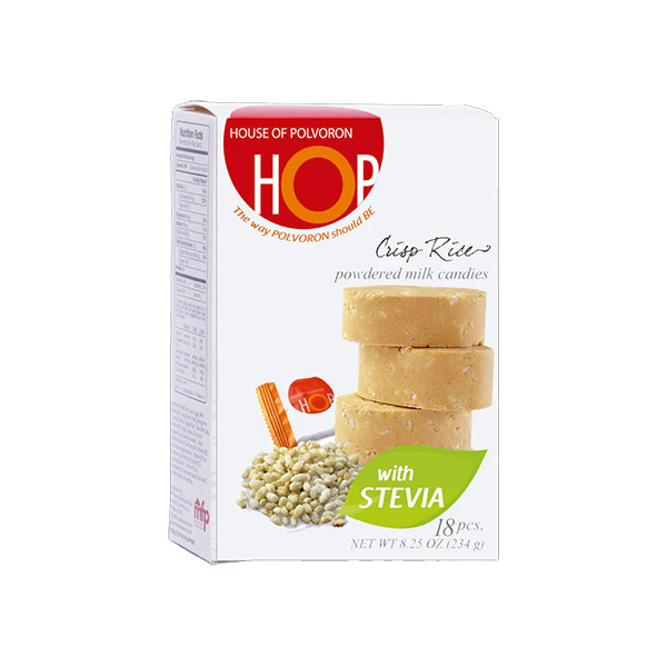 HOP Polvoron Crisp Rice No-Sugar 18's 234g