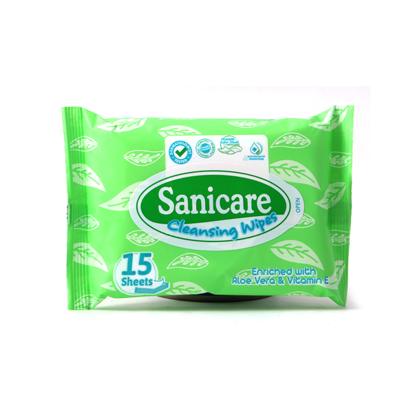 Sanicare Cleansing Wipes 15Sheets