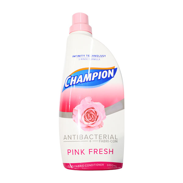 Champion Fabric Softener Antibacterial Pink Fresh 1l