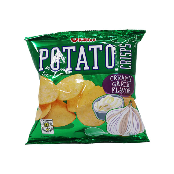 Potato Crisps Creamy Garlic 50g