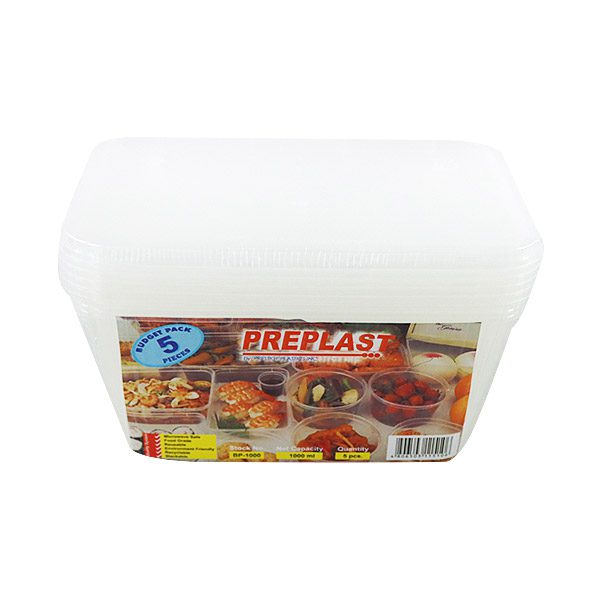 Pres Disposable Container 1000 Rectangular 40/5s