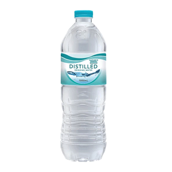 Nature's Spring Distilled Water 1L