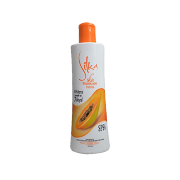 Silka Skin Whitening Lotion Papaya SPF6 100ml