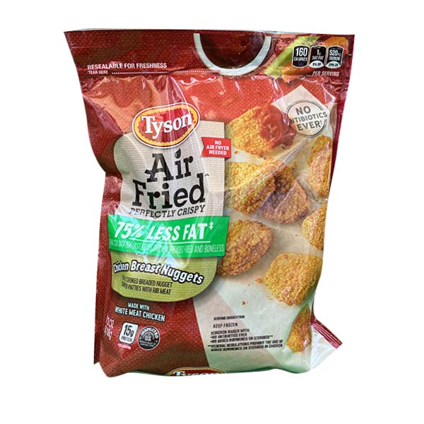 Tyson Air Fried Chicken Breast Nuggets 25oz