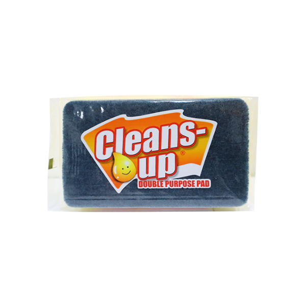 Cleans Up Double Purpose Pad Big