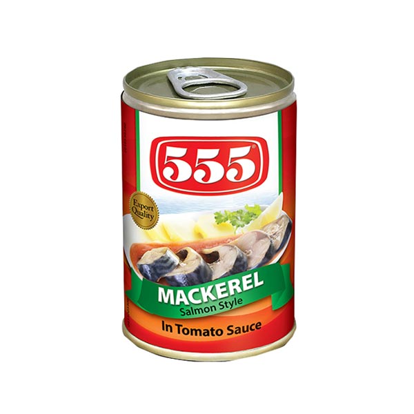 555 Mackerel in Tomato Sauce 155g