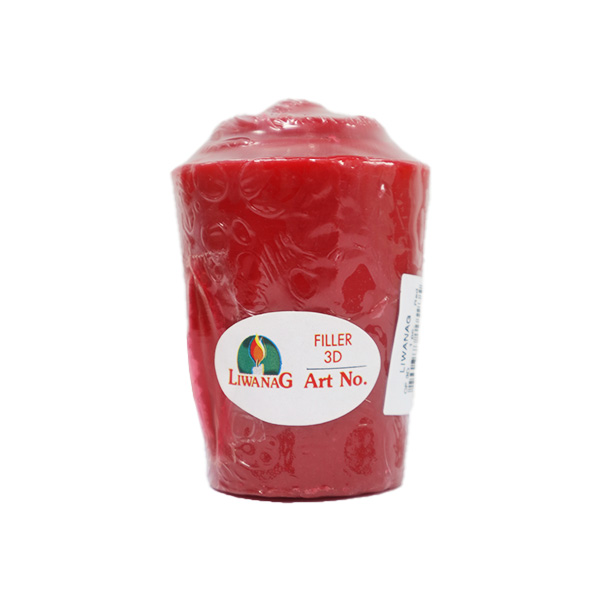 Liwanag Candle Filler 3D Red