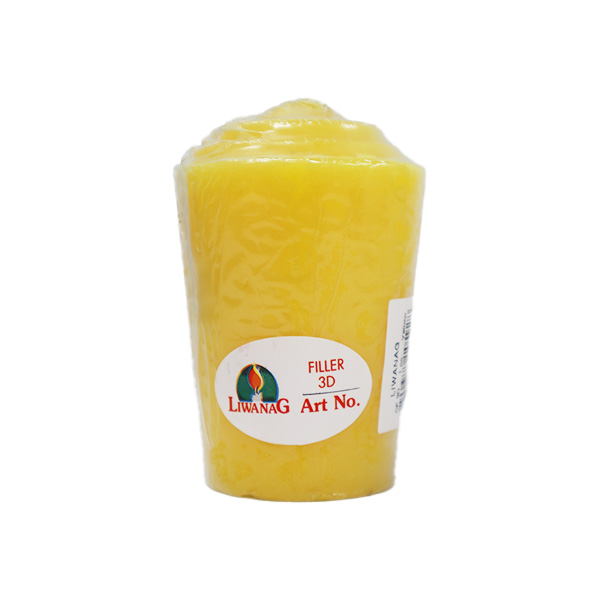 Liwanag Candle Filler 3D Yellow