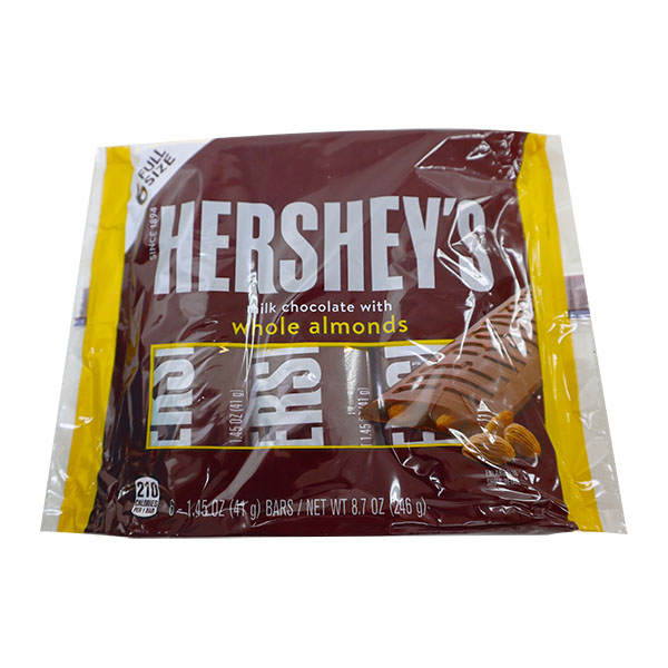 Hershey's Milk Chocolate with Whole Almonds 246g